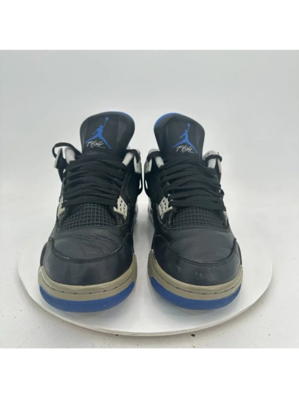 Nike Air Jordan 4 Retro Motorsports Alternate Men Size 11 308497-006 Black Shoes